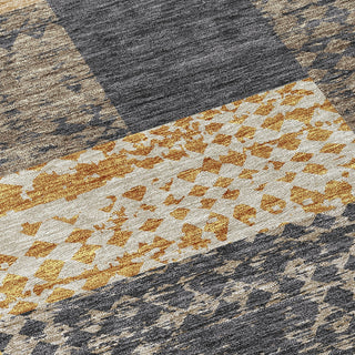 Piper Looms Chantille Rectangles ACN941 Coffee Machine Washable Area Rug Swatch Image