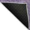 Piper Looms Chantille Rectangles ACN941 Lavender Machine Washable Area Rug Backing Image