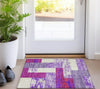 Piper Looms Chantille Rectangles ACN941 Lavender Machine Washable Area Rug Scatter Lifestyle Image Feature