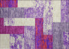 Piper Looms Chantille Rectangles ACN941 Lavender Machine Washable Area Rug Scatter Main Image