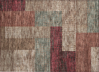 Piper Looms Chantille Rectangles ACN941 Mocha Machine Washable Area Rug Scatter Main Image