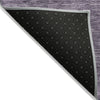 Piper Looms Chantille Rectangles ACN941 Purple Machine Washable Area Rug Backing Image
