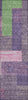 Piper Looms Chantille Rectangles ACN941 Purple Machine Washable Area Rug Runner Main Image