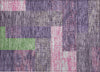 Piper Looms Chantille Rectangles ACN941 Purple Machine Washable Area Rug Scatter Main Image