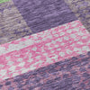 Piper Looms Chantille Rectangles ACN941 Purple Machine Washable Area Rug Swatch Image