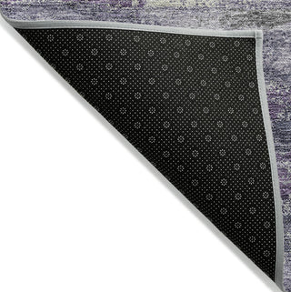 Piper Looms Chantille Abstract ACN942 Purple Machine Washable Area Rug Backing Image