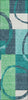 Piper Looms Chantille Geometric ACN943 Teal Machine Washable Area Rug Runner Main Image