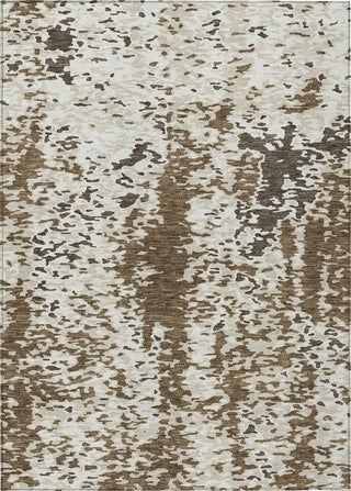 Piper Looms Chantille Abstract ACN944 Brown Machine Washable Area Rug main image