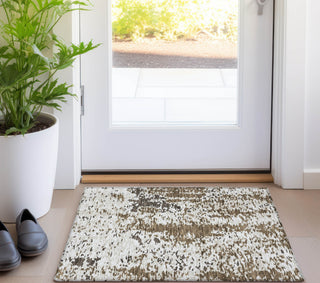 Piper Looms Chantille Abstract ACN944 Brown Machine Washable Area Rug Scatter Lifestyle Image Feature