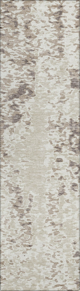 Piper Looms Chantille Abstract ACN944 Ivory Machine Washable Area Rug Runner Main Image