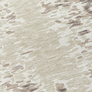 Piper Looms Chantille Abstract ACN944 Ivory Machine Washable Area Rug Swatch Image