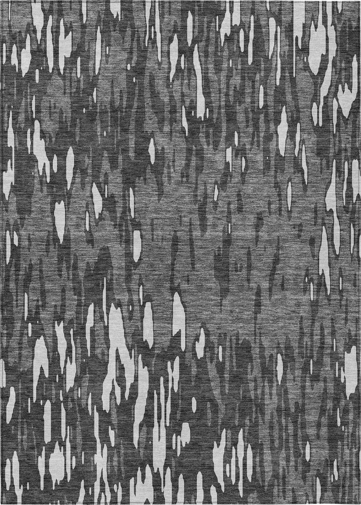 Piper Looms Chantille Abstract ACN945 Gray Machine Washable Area Rug main image