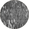 Piper Looms Chantille Abstract ACN945 Gray Machine Washable Area Rug Round Main Image