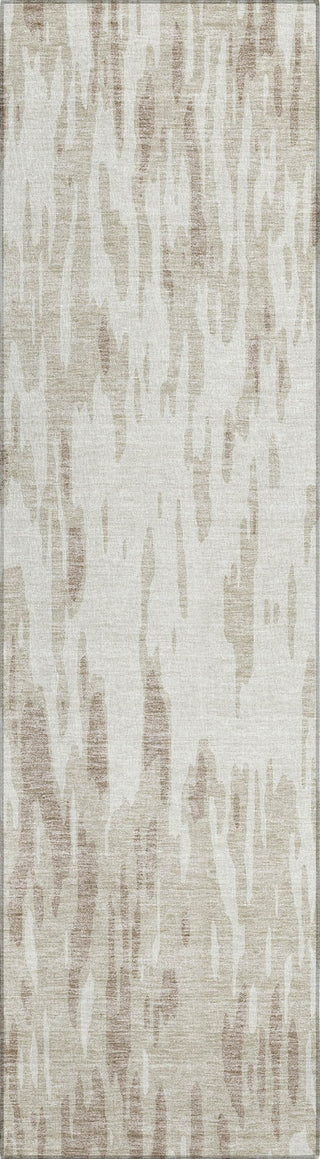 Piper Looms Chantille Abstract ACN945 Ivory Machine Washable Area Rug Runner Main Image