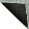 Piper Looms Chantille Abstract ACN945 Sage Machine Washable Area Rug Backing Image