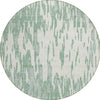 Piper Looms Chantille Abstract ACN945 Sage Machine Washable Area Rug Round Main Image