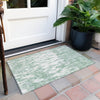 Piper Looms Chantille Abstract ACN945 Sage Machine Washable Area Rug Scatter Outdoor Lifestyle Image Feature