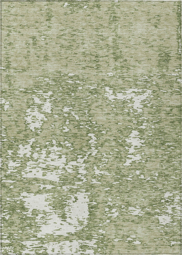 Piper Looms Chantille Abstract ACN946 Aloe Machine Washable Area Rug main image