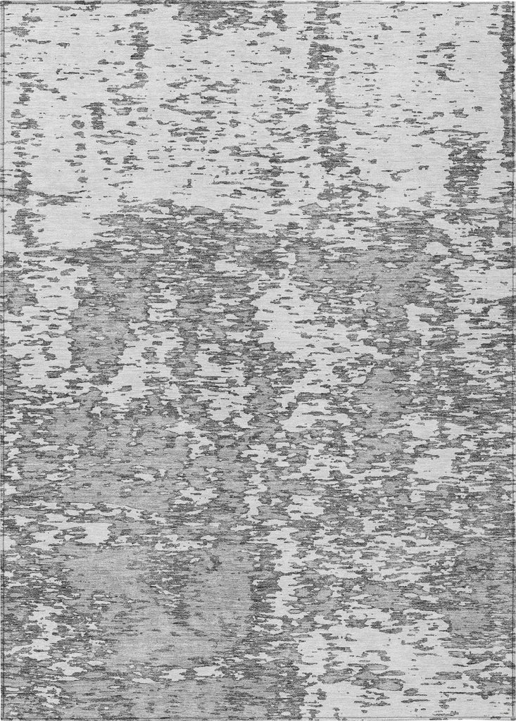 Piper Looms Chantille Abstract ACN946 Gray Machine Washable Area Rug main image