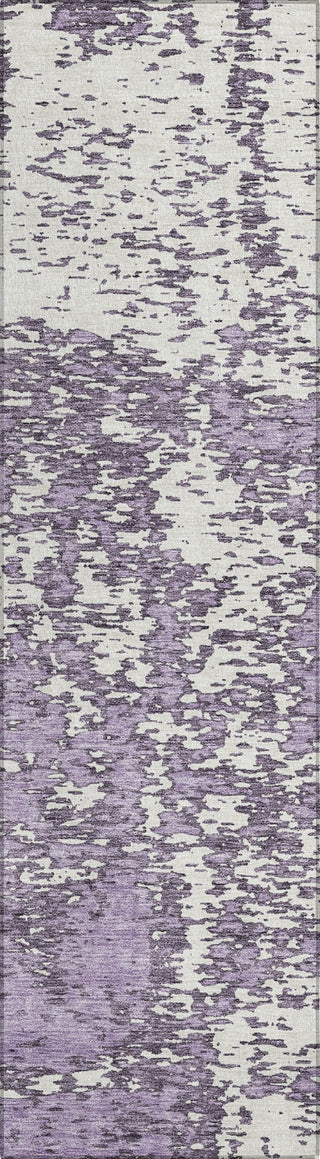 Piper Looms Chantille Abstract ACN946 Lavender Machine Washable Area Rug Runner Main Image