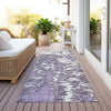 Piper Looms Chantille Abstract ACN946 Lavender Machine Washable Area Rug Runner Outdoor Lifestyle Image Feature