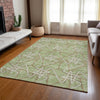 Piper Looms Chantille Geometric ACN947 Aloe Machine Washable Area Rug Lifestyle Image Feature