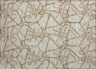 Piper Looms Chantille Geometric ACN947 Beige Machine Washable Area Rug Scatter Main Image