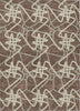 Piper Looms Chantille Geometric ACN947 Brown Machine Washable Area Rug main image