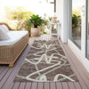 Piper Looms Chantille Geometric ACN947 Brown Machine Washable Area Rug Runner Outdoor Lifestyle Image Feature