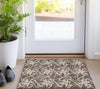 Piper Looms Chantille Geometric ACN947 Brown Machine Washable Area Rug Scatter Lifestyle Image Feature