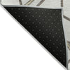 Piper Looms Chantille Geometric ACN947 Ivory Machine Washable Area Rug Backing Image