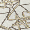 Piper Looms Chantille Geometric ACN947 Ivory Machine Washable Area Rug Swatch Image