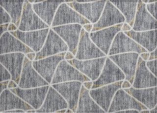 Piper Looms Chantille Geometric ACN948 Gray Machine Washable Area Rug Scatter Main Image