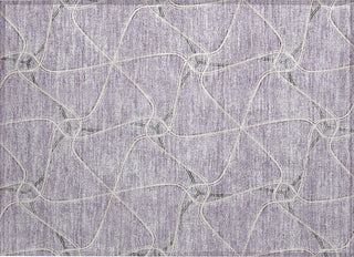 Piper Looms Chantille Geometric ACN948 Lavender Machine Washable Area Rug Scatter Main Image