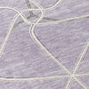 Piper Looms Chantille Geometric ACN948 Lavender Machine Washable Area Rug Swatch Image