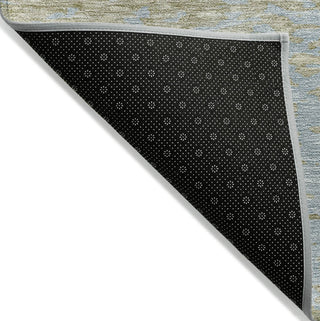 Piper Looms Chantille Abstract ACN949 Beige Machine Washable Area Rug Backing Image