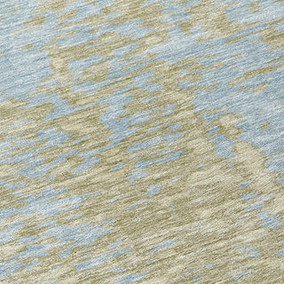 Piper Looms Chantille Abstract ACN949 Beige Machine Washable Area Rug Swatch Image
