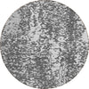 Piper Looms Chantille Abstract ACN949 Charcoal Machine Washable Area Rug Round Main Image