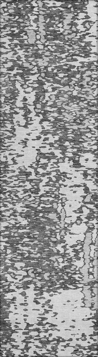 Piper Looms Chantille Abstract ACN949 Charcoal Machine Washable Area Rug Runner Main Image
