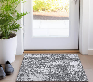 Piper Looms Chantille Abstract ACN949 Charcoal Machine Washable Area Rug Scatter Lifestyle Image Feature