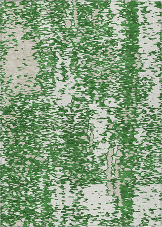 Piper Looms Chantille Abstract ACN949 Emerald Machine Washable Area Rug main image