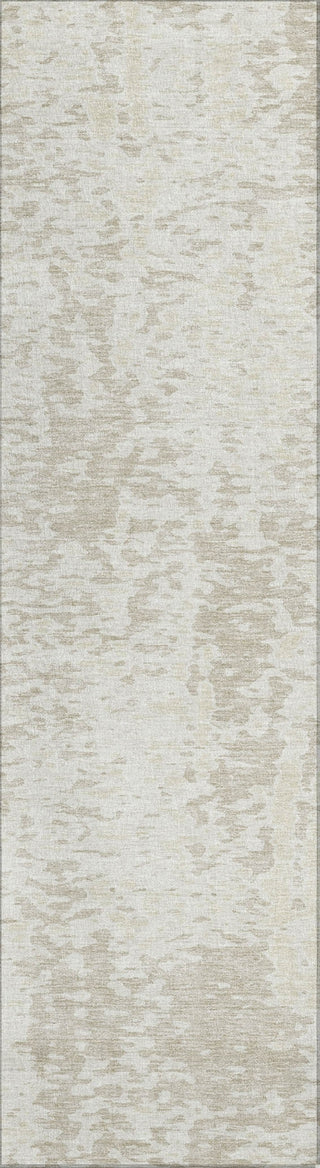 Piper Looms Chantille Abstract ACN949 Ivory Machine Washable Area Rug Runner Main Image