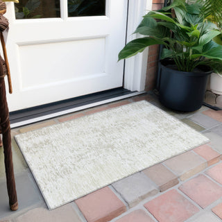 Piper Looms Chantille Abstract ACN949 Ivory Machine Washable Area Rug Scatter Outdoor Lifestyle Image Feature