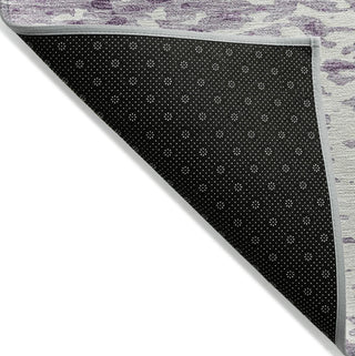 Piper Looms Chantille Abstract ACN949 Lavender Machine Washable Area Rug Backing Image