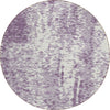 Piper Looms Chantille Abstract ACN949 Lavender Machine Washable Area Rug Round Main Image