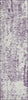 Piper Looms Chantille Abstract ACN949 Lavender Machine Washable Area Rug Runner Main Image
