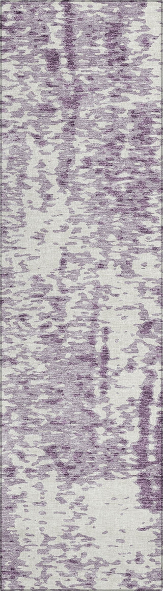 Piper Looms Chantille Abstract ACN949 Lavender Machine Washable Area Rug Runner Main Image