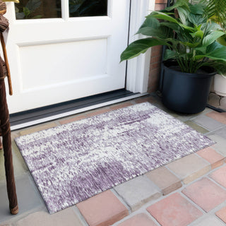 Piper Looms Chantille Abstract ACN949 Lavender Machine Washable Area Rug Scatter Outdoor Lifestyle Image Feature