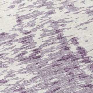 Piper Looms Chantille Abstract ACN949 Lavender Machine Washable Area Rug Swatch Image