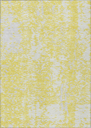 Piper Looms Chantille Abstract ACN949 Yellow Machine Washable Area Rug main image